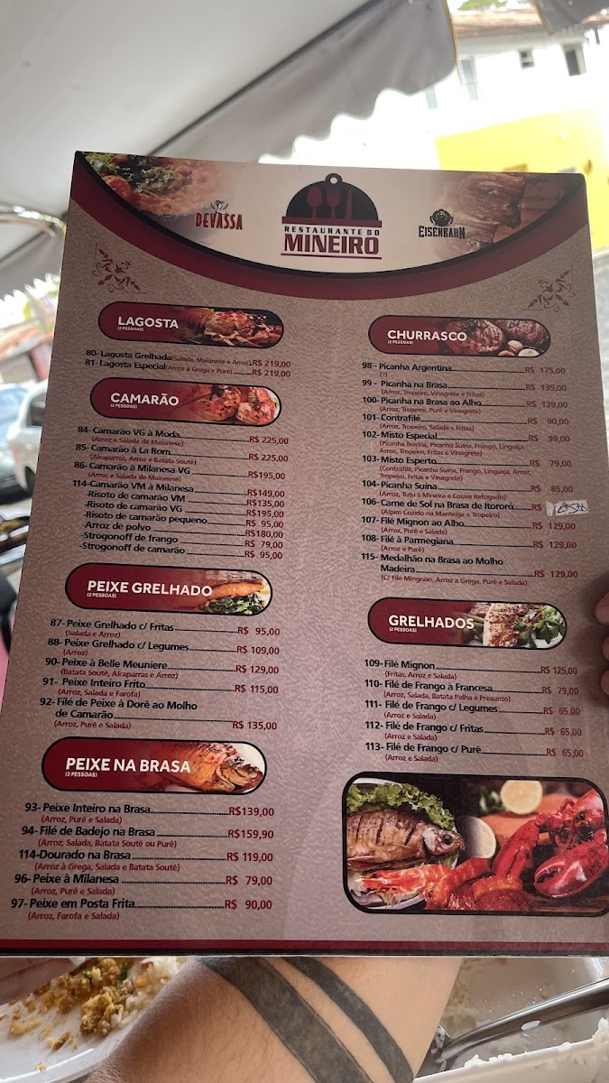 Restaurante Do Mineiro Menu - Image 2